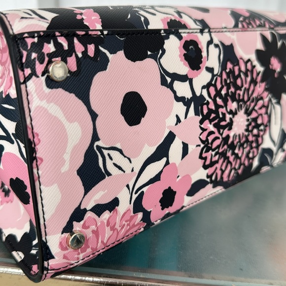 Kate Spade Staci Floral Satchel Bag EUC - Picture 7 of 16
